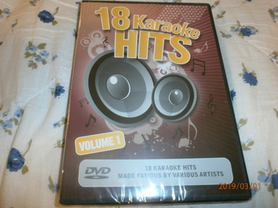 18 KARAOKE HITS uusi DVD