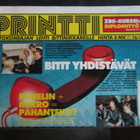 PRINTTI LEHTI 16/1986 VARHAINEN TIETOKONELEHTI MIKROKERHO - pikkukuva 1
