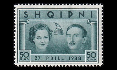 Albania 270 * Kuninkaalliset häät 50 Q (1938)