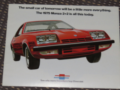 1975 Chevrolet  Monza 2+2 esite - KUIN UUSI
