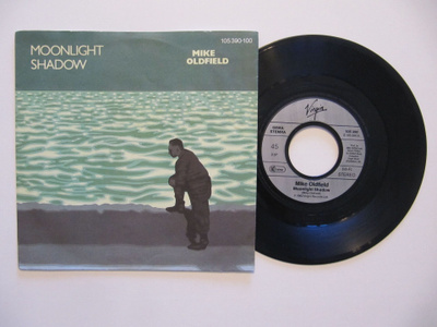 Mike Oldfield Moonlight Shadow 7" sinkku Europe painos