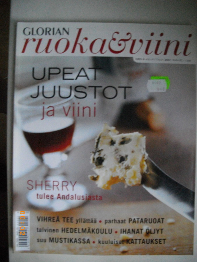 Glorian ruoka ja viini - kevättalvi 2001 (23.7)