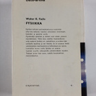 Walter R. Fuchs : Fysiikka - pikkukuva 2