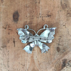 Vintage rintaneula perhonen rintakoru brooch butterfly - pikkukuva 2