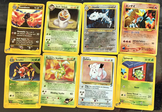 Myydään vanhoja Pokémon-holo-/reverse holo -kortteja