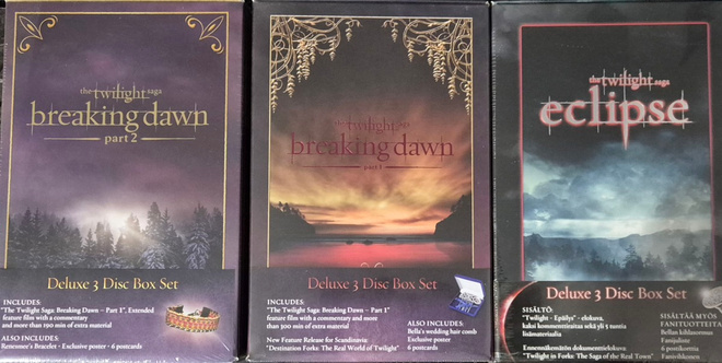 The Twilight Saga 3KPL ERIKOISBOKSEJA  -DVD