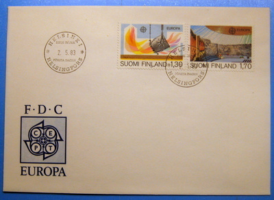 FDC 2.5.1983 2 kpl. Europa (470)