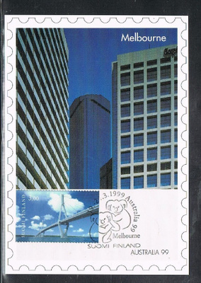 Näyttelykortti - Melbourne -99