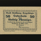 Saksa Notgeld 50 Pfg, Stollberg 1917 - pikkukuva 1