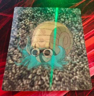 Pokémon Kellogg's 3D-kortti 2000 Omanyte / Omastar #4/6