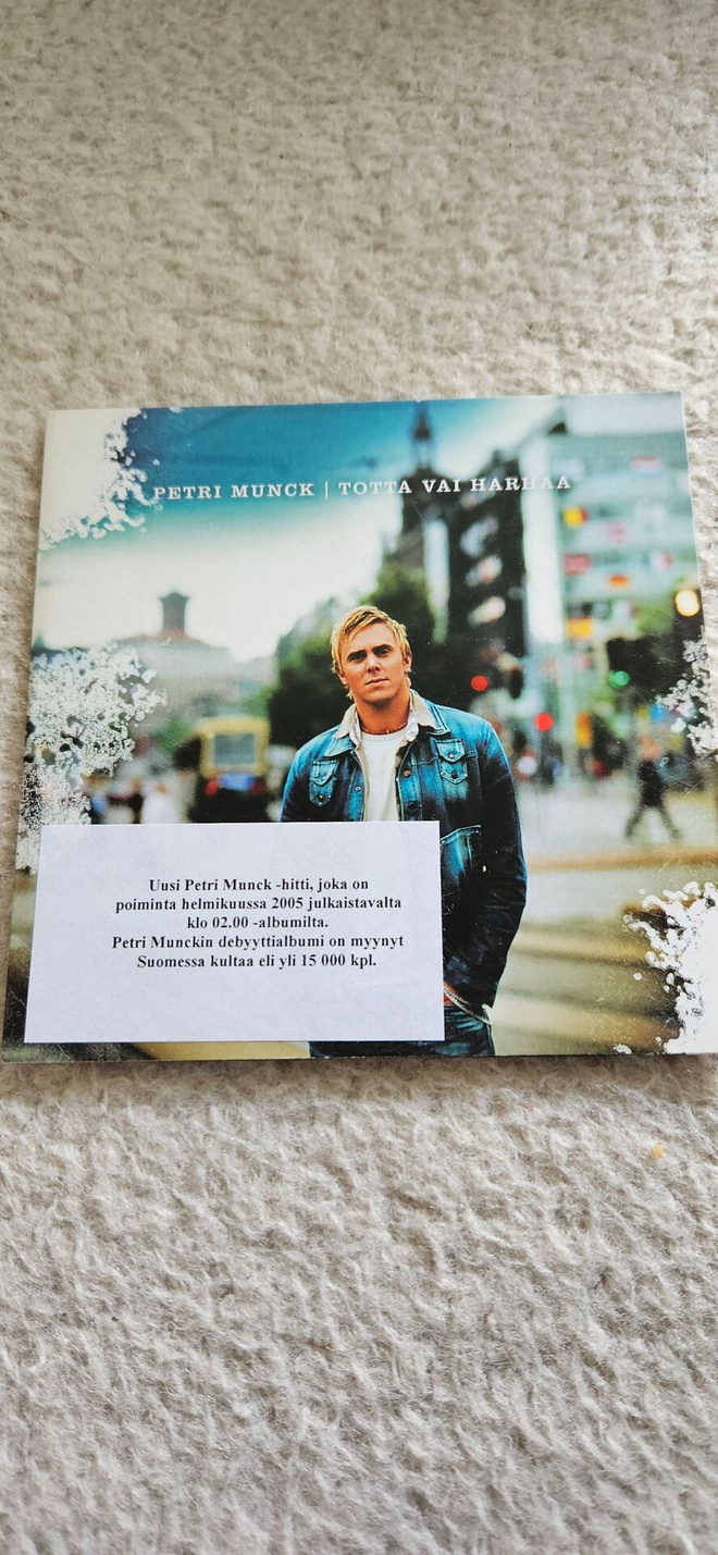 Petri Munck  totta vai tarua cd sinkku