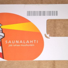 PUHELINKORTTI SAUNALAHTI - pikkukuva 1