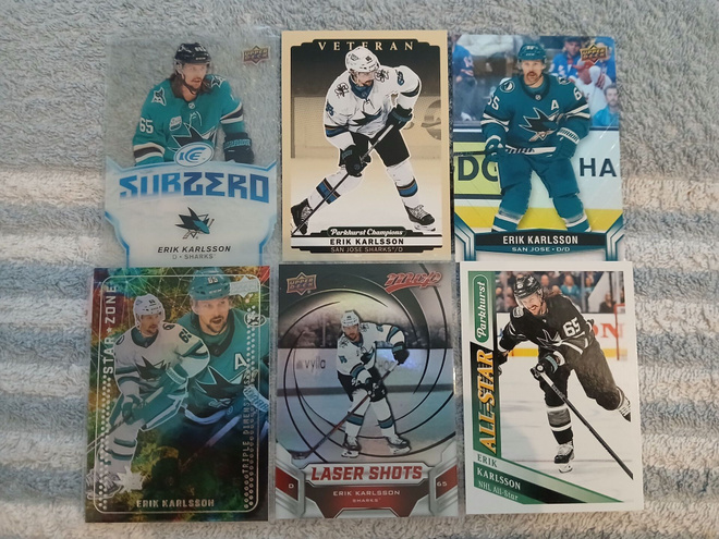 Erik Karlsson x 6kpl / San Jose Sharks