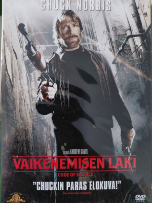 VAIKENEMISEN LAKI DVD Chuck Norris UUSI