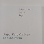 aapo karjalainen : Läpinäkyvää (signeerattu, tekijän omiste) - pikkukuva 3