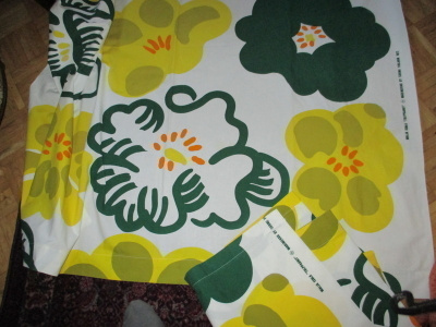 Marimekko Maija Isola "tulppaanit" 1972,verhot