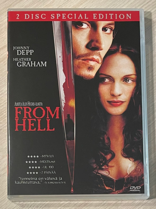 VIILTÄJÄ (2001) Johnny Depp & Heather Graham (2DVD)