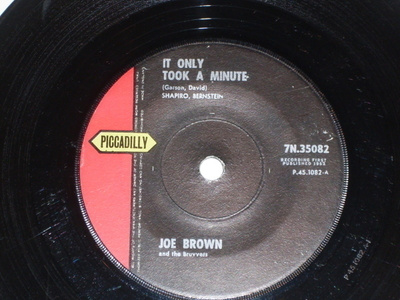 Joe Brown And The Bruvvers – It Only Took A Minute 7"