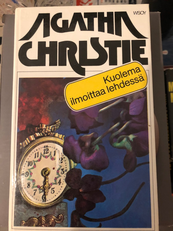 Agatha Christie: Kuolema ilmoittaa lehdessä. 1982.