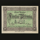 Saksa Notgeld 50 Pfg, Wittstock - pikkukuva 1