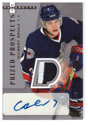 GILBERT BRULE Blue Jackets 05-06 Hot Prospects JER.AU,RC#233