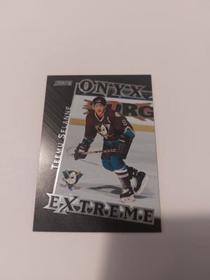 1999-00 Stadium Club Onyx Extreme #OE8 Teemu Selänne