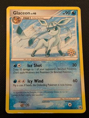 Glaceon snowflake stamped