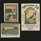 Saksa Notgeld 10, 25, 50 Pfg, Tessin 1922 - pikkukuva 2