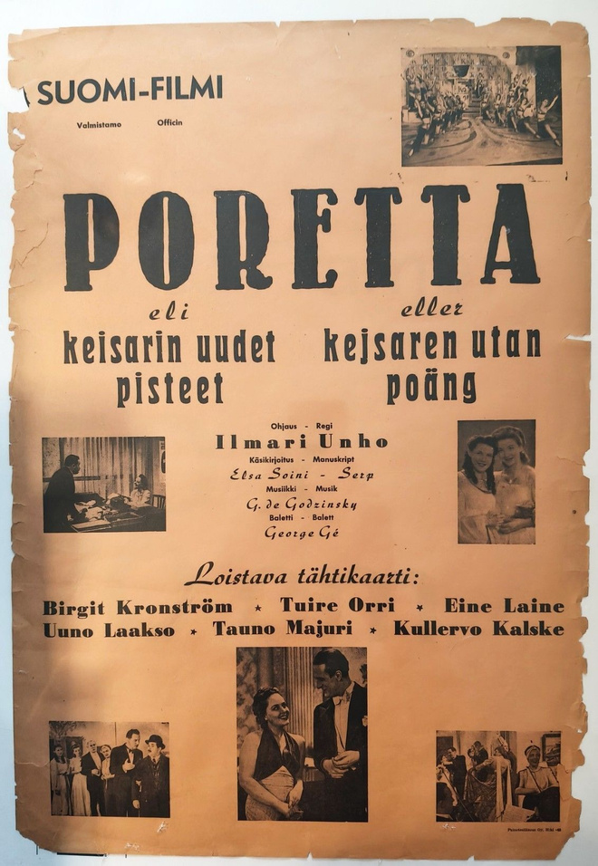 Poretta eli Keisarin uudet pisteet -elokuvajuliste