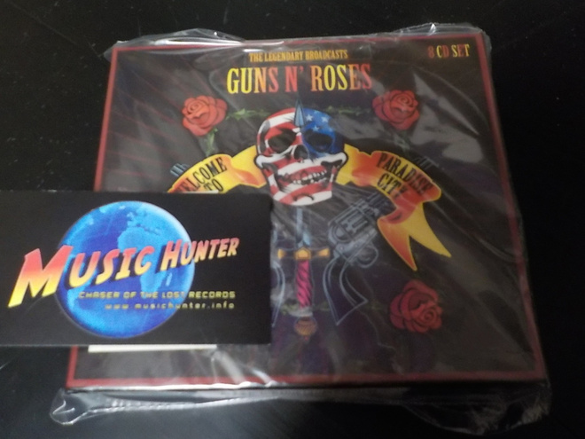 GUNS N ROSES - THE LEGENDARY BROADCASTS 8CD BOKSI