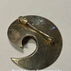 Hopeinen vintage rintaneula E. Granit & Co. - pikkukuva 3