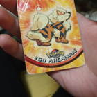 Arcanine #59 Pokemon Blue Topps TV Animation Edition card - pikkukuva 1