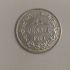 25 penniä v.1910, vain on 392 000 kpl - pikkukuva 1