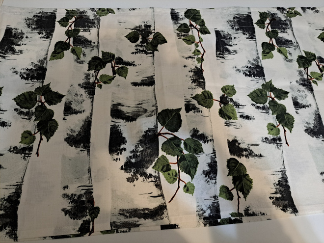 Koivu verhokappa 270x51cm