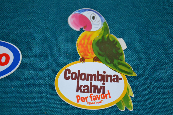 Colombina kahvi tarra