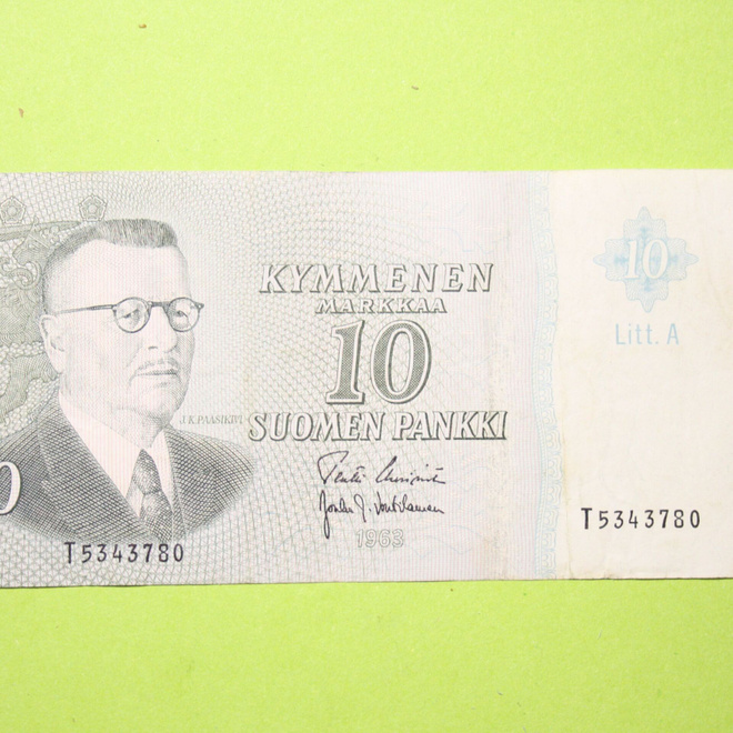 10 Markkaa 1963