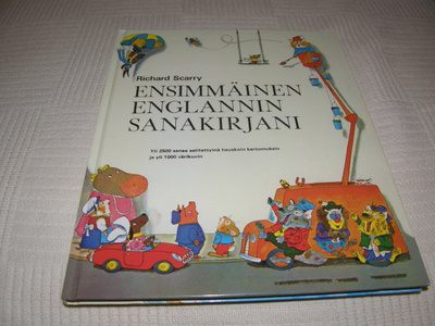 Richard Scarry Ensimmäinen englannin sanakirjani