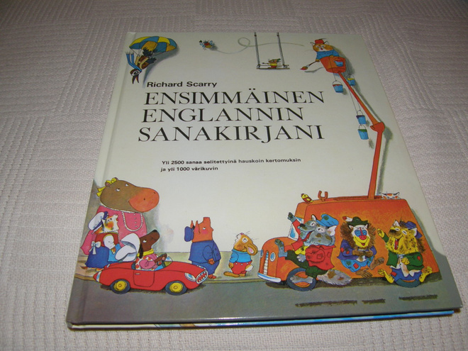 Richard Scarry Ensimmäinen englannin sanakirjani
