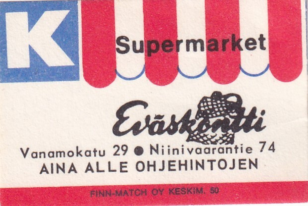 Eväskontti, K Supermarket, Vanamokatu 29 . s55