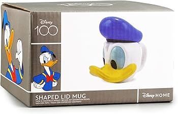 DONALD DUCK SHPED MUG WITH LID (19 314) ceramic muki kannell
