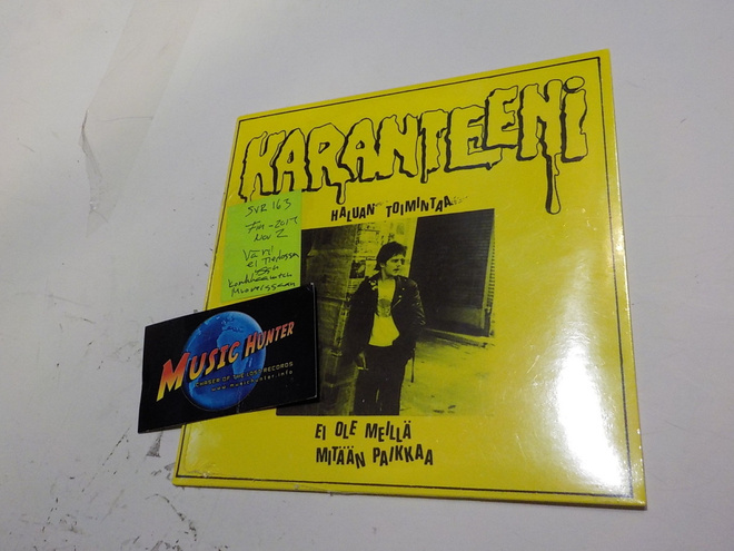 KARANTEENI - HALUAN TOIMINTAA UUSI 7'' SINGLE