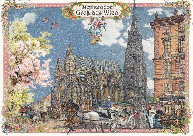 Stephansdom katedraali Wien (Tausendschön-kortti)