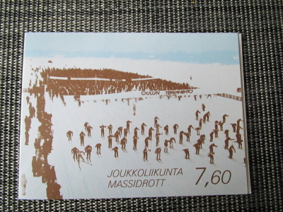 POSTIMERKKIVIHKO - JOUKKOLIIKUNTA (TERVAHIIHTO) - LAPE V13