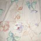 Pitkät verhot :violetilla pohjalla kukkia 136x138cm - pikkukuva 3