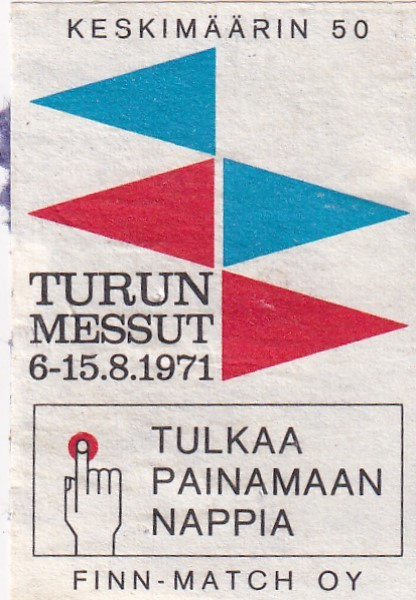 Turku, Turun Messut 6-15. 8. 1971  s2
