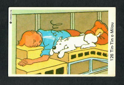 Keräilykuva - Tintin / Tintti ja Milou 126.