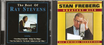 STAN FREBERG Greatest Hits CD + RAY STEVENS Best Of CD HUMÖR