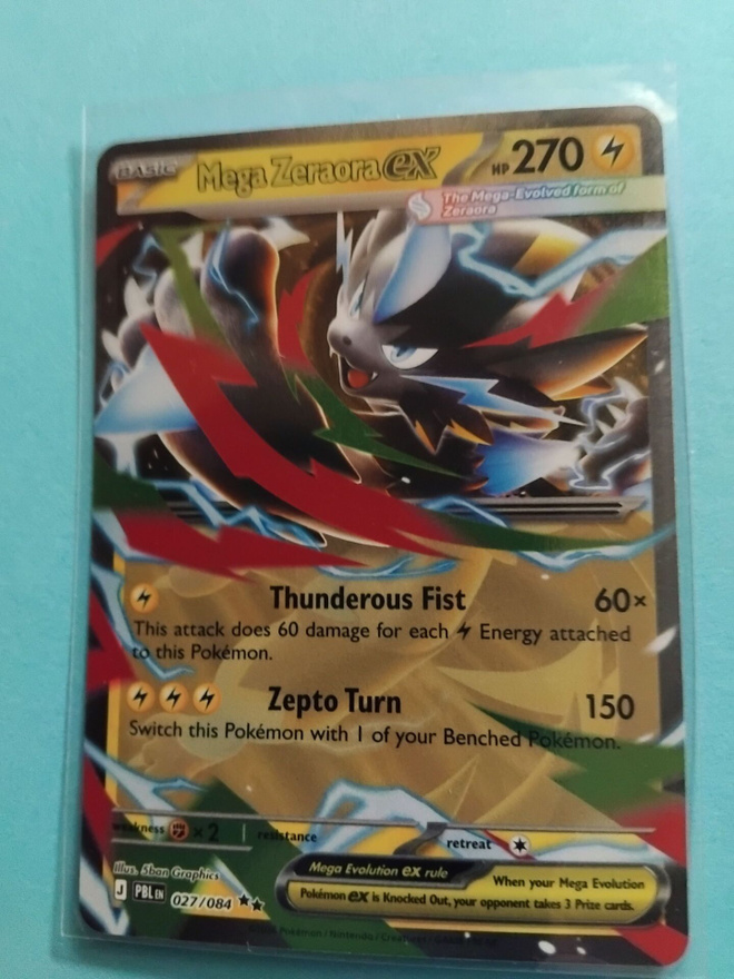 Pokemon Mega Zeraora     ex