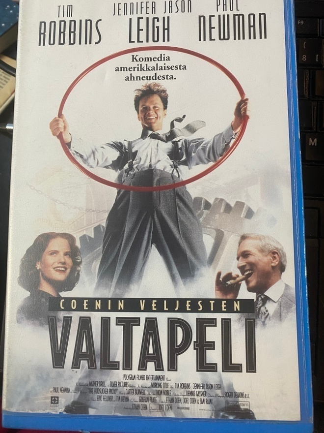 Coenin veljesten Valtapeli Hudsucker Proxy SF-VHS