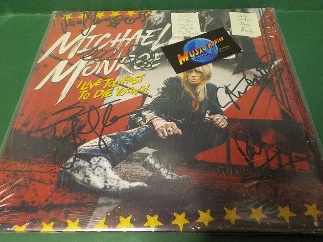 MICHAEL MONROE - I LIVE TOO FAST TO DIE YOUNG LP NIMMAREILLA